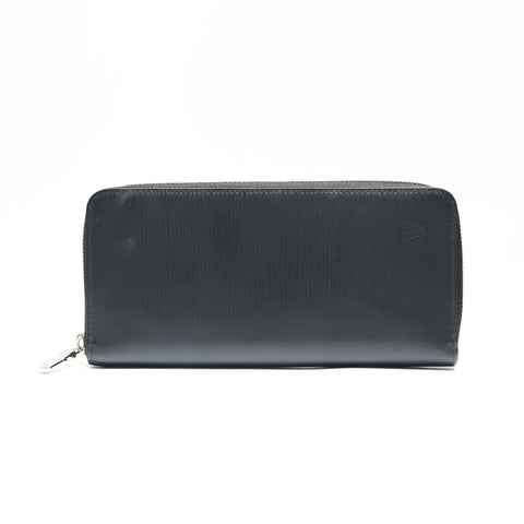 LOUIS VUITTON 2020 Epi Zippy Wallet Vertical Purse black WS23905