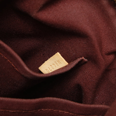 LOUIS VUITTON 2020 Monogram Riboly PM Handbag Brown WS23907