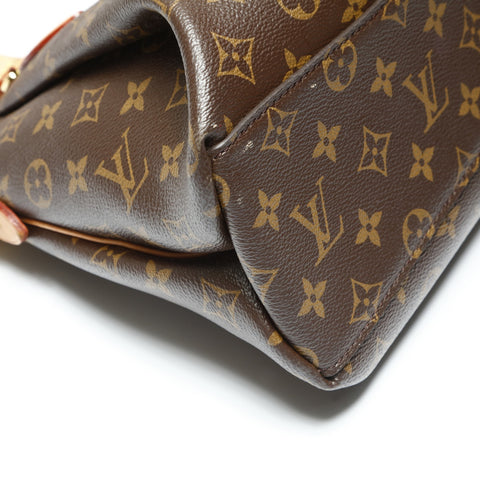 LOUIS VUITTON 2020 Monogram Riboly PM Handbag Brown WS23907