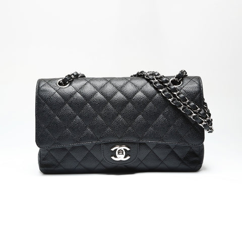 CHANEL 17th series 2012-2013 Caviar Skin Double Flap 9.8