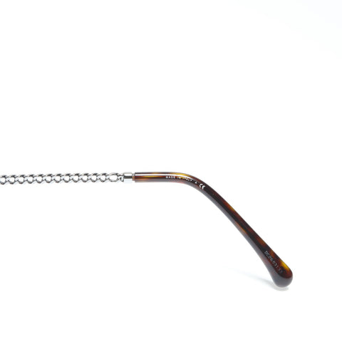 CHANEL Metal Frame Round sunglasses Brown WS23910