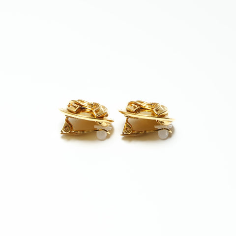 CHANEL 94P 1996 Round COCO Mark Earring gold WS23911