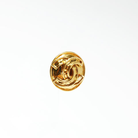 CHANEL 94P 1996 Round COCO Mark Earring gold WS23911