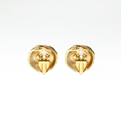 CHANEL 94A 1994 Round COCO Mark Earring gold WS23913