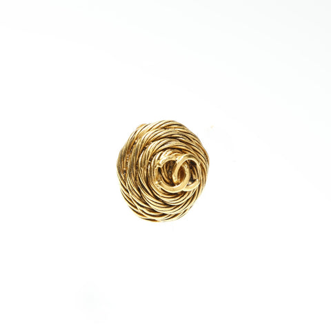 CHANEL 94A 1994 Round COCO Mark Earring gold WS23913
