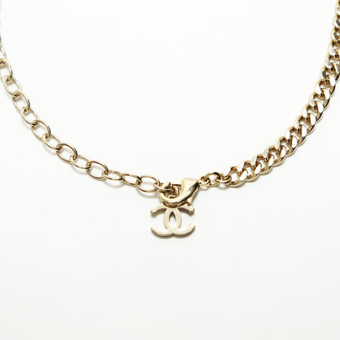 CHANEL 23B 2023 logo Chain Necklace gold WS23917