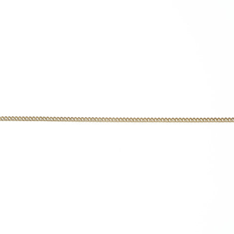 CHANEL 05V 2005 COCO Mark Rhinestone Necklace gold WS23927