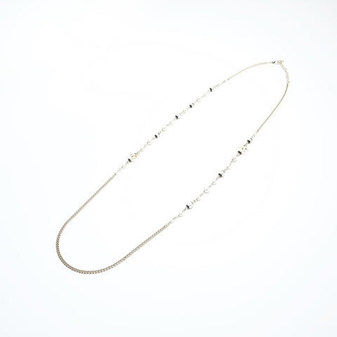 CHANEL C24B 2024 Pearl COCO Mark Necklace gold WS23930