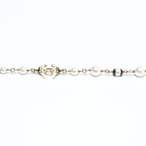 CHANEL C24B 2024 Pearl COCO Mark Necklace gold WS23930