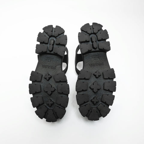 PRADA PRADA Monolith Rubber Platform Shoes with Triangle Logo, Size 36 (9.1") Sandals black WS23932