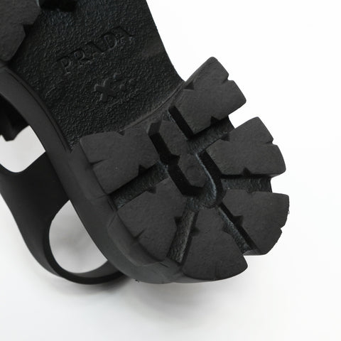 PRADA PRADA Monolith Rubber Platform Shoes with Triangle Logo, Size 36 (9.1") Sandals black WS23932