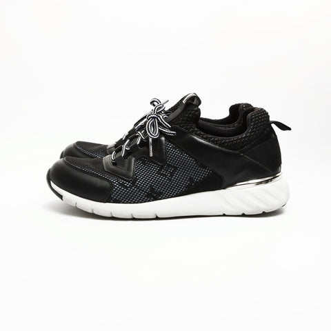 LOUIS VUITTON Aftergame Size:36 9.1" Monogram sneakers black WS23933