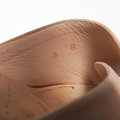 CHANEL Leather Wood COCO Mark 36 9.1" pumps leather pink WS23935