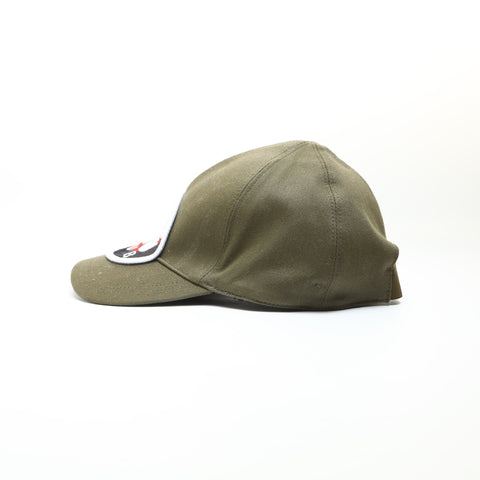 Miu Miu Canvas Logo Size:L cap khaki WS23938