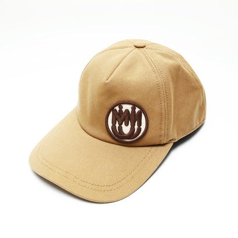 Miu Miu Canvas Logo Size:M cap Brown WS23939