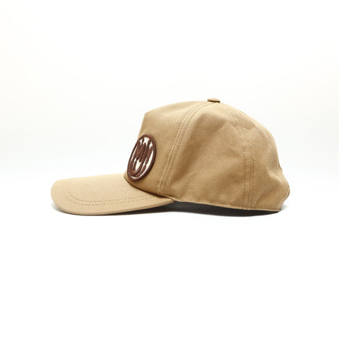 Miu Miu Canvas Logo Size:M cap Brown WS23939