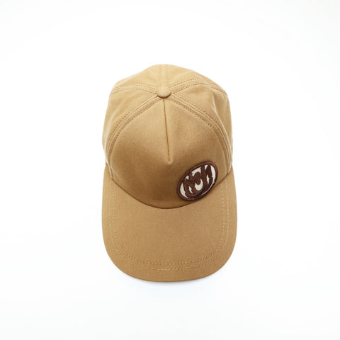 Miu Miu Canvas Logo Size:M cap Brown WS23939