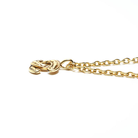 CHANEL Matelasse COCO Mark 1980s Necklace gold WS23947