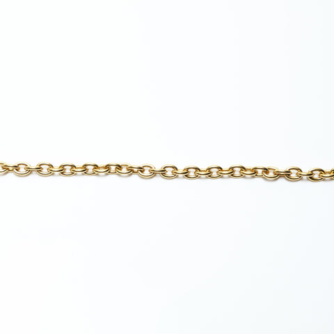 CHANEL Matelasse COCO Mark 1980s Necklace gold WS23947