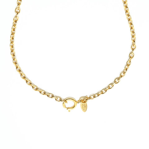 CHANEL Matelasse COCO Mark 1980s Necklace gold WS23947