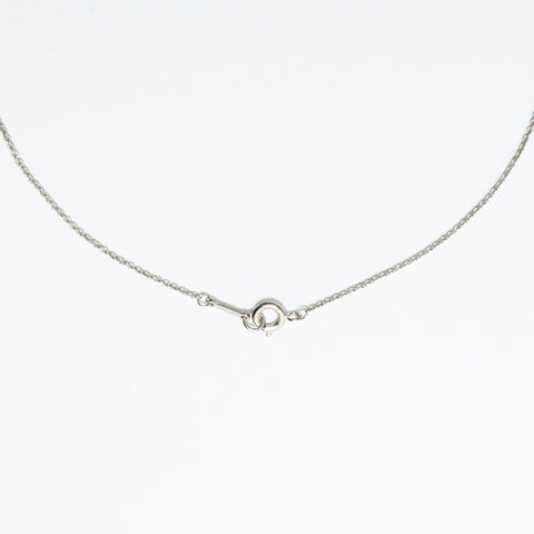 TIFFANY&Co. Open heart 925 Necklace Silver WS23949