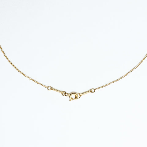 TIFFANY&Co. 750 Teardrop Glass Necklace gold WS23951