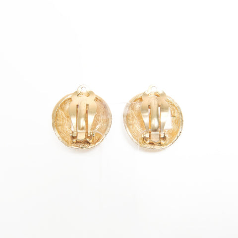 CHANEL COCO Mark Button 1994 2cc9 Earring gold WS23953