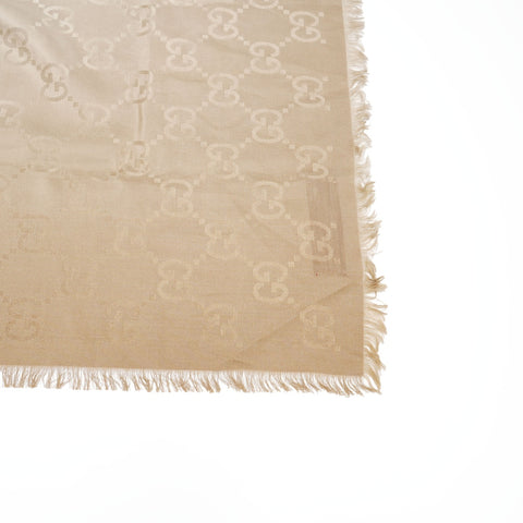GUCCI GG Supreme Cotton Gradient scarf Brown WS23959