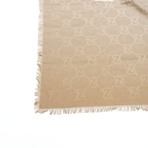 GUCCI GG Supreme Cotton Gradient scarf Brown WS23959