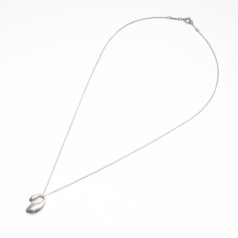 TIFFANY&Co. 925 Double Teardrop Necklace Silver WS23963