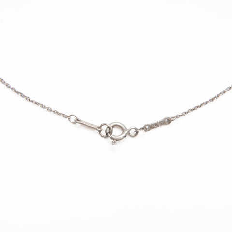 TIFFANY&Co. 925 Double Teardrop Necklace Silver WS23963