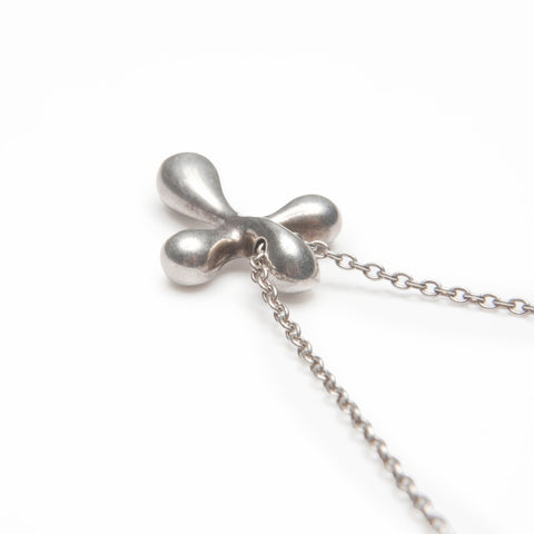 TIFFANY&Co. 925 Cross Pendant Necklace Silver WS23967