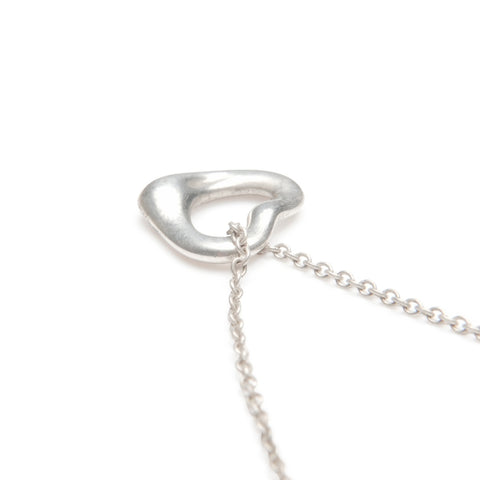 TIFFANY&Co. 925 Open Heart Necklace Silver WS23970