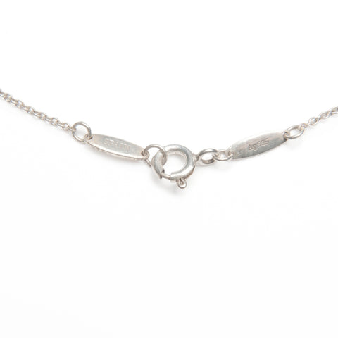 TIFFANY&Co. 925 Open Heart Necklace Silver WS23970