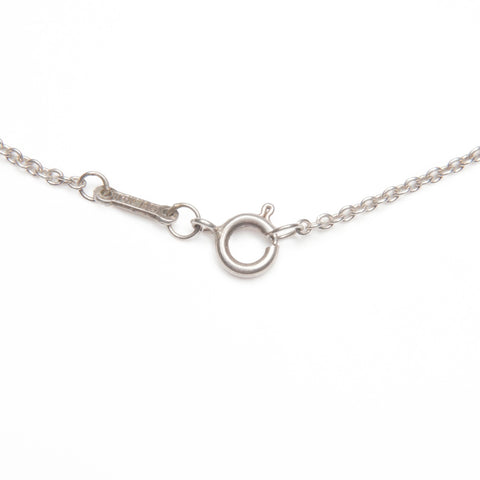 TIFFANY&Co. 925 Open Heart Necklace Silver WS23973