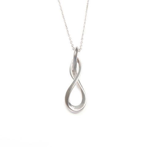 TIFFANY&Co. 925 Infinity Necklace Silver WS23974