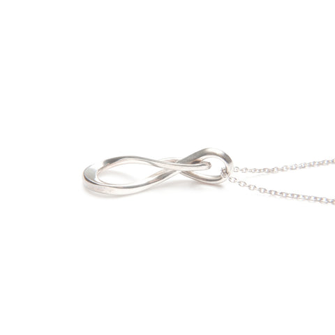 TIFFANY&Co. 925 Infinity Necklace Silver WS23974