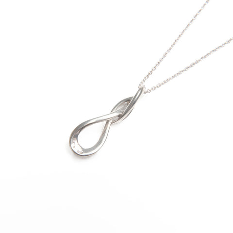 TIFFANY&Co. 925 Infinity Necklace Silver WS23974
