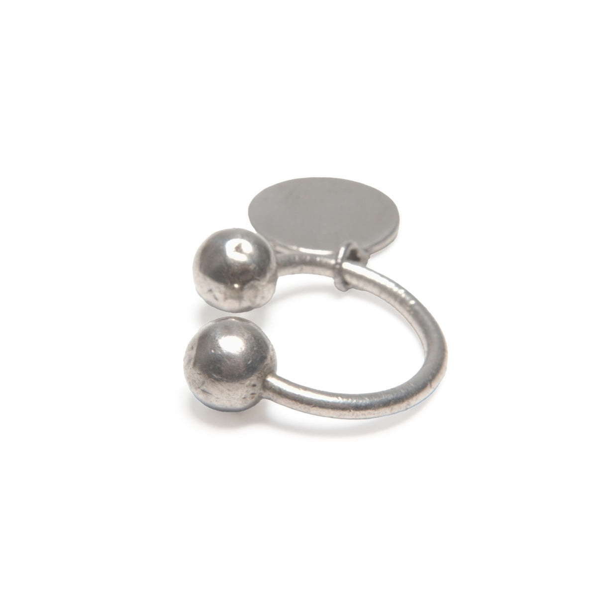TIFFANY&Co. Round tag key ring 925 key ring Silver WS23978 – NUIR VINTAGE