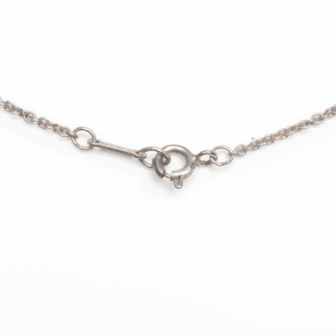 TIFFANY&Co. Bean Design 925 Necklace Silver WS23979