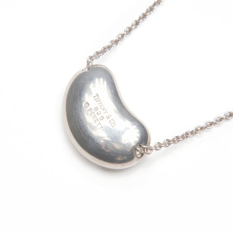 TIFFANY&Co. Bean Design 925 Necklace Silver WS23979