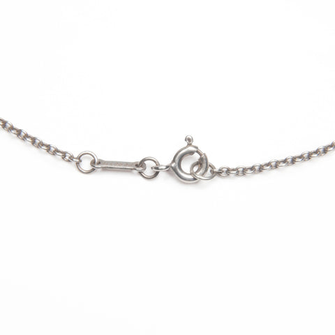 TIFFANY&Co. 925 Open Heart Necklace Silver WS23980