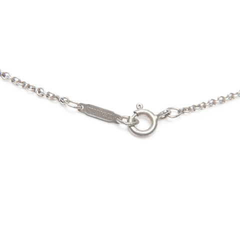 TIFFANY&Co. Twisted Heart 925 Necklace Silver WS23982