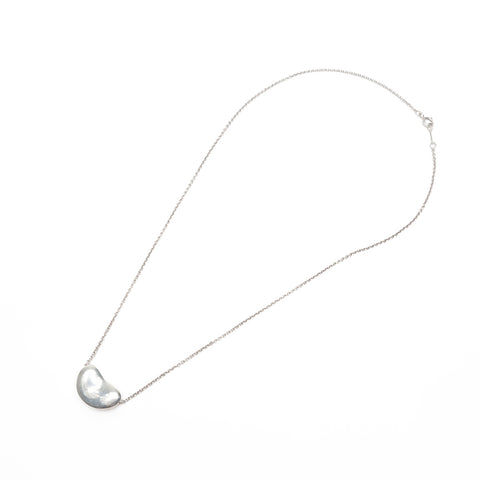 TIFFANY&Co. Bean Design 925 Necklace Silver WS23984