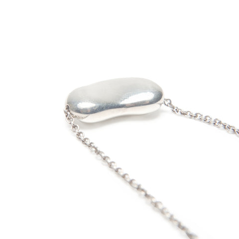 TIFFANY&Co. Bean Design 925 Necklace Silver WS23984