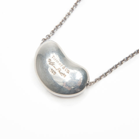 TIFFANY&Co. Bean Design 925 Necklace Silver WS23984