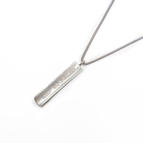 TIFFANY&Co. 925 1837 Bar Necklace Silver WS23985
