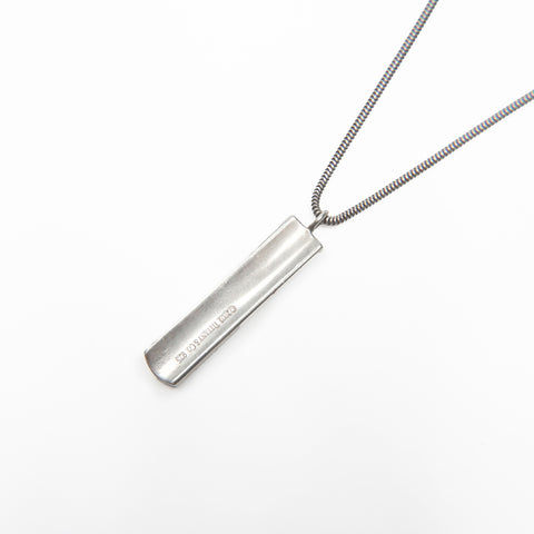 TIFFANY&Co. 925 1837 Bar Necklace Silver WS23985