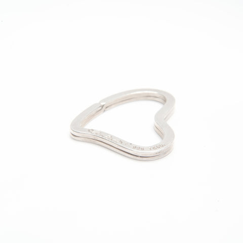 TIFFANY&Co. 925 Open Heart Key Ring key ring Silver WS23987