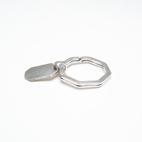 TIFFANY&Co. 925 Octagon Key Ring key ring Silver WS23988